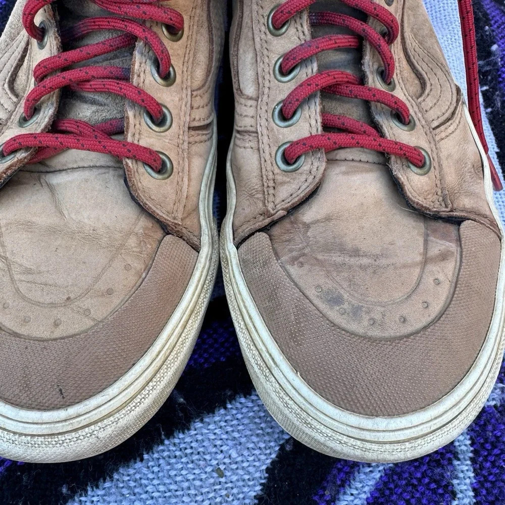 Size‎ 8 - VANS SK8 Hi MTE 2 All Weather Boots Brown Chipmunk / Marshmallow Shoe
